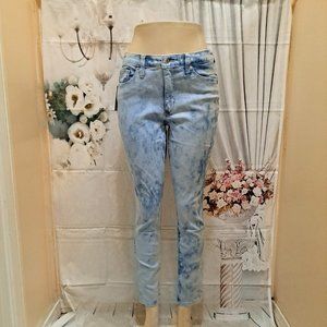 HIGH RISE CURVY SKINNY SLIM LEG JEANS SIZE 8